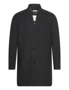 Three Button Wool Coat Tom Tailor Black