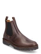 Slhricky Leather Chelsea Boot B Selected Homme Brown