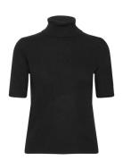 Turtleneck T-Shirt Davida Cashmere Black