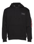 Back Print Hoody Alpha Industries Black