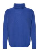 Curved Turtleneck Davida Cashmere Blue