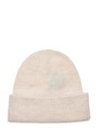 Slfmaline Lano Knit Beanie Noos Selected Femme Beige