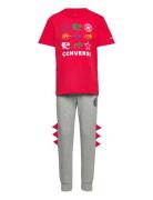 Dinos S/S Tee+Jogger Set / Dinos S/S Tee+Jogger Set Converse Red