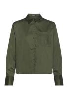 Sladriana Shirt Ls Soaked In Luxury Green