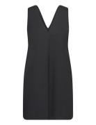 Beata Wool Mix Dress R-Collection Black