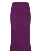 Vistara Hw Midi Skirt /B Vila Purple