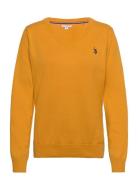 Uspa V-Neck Knit Berit Women U.S. Polo Assn. Yellow