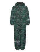 Tower Printed Coverall W-Pro 10000 ZigZag Green
