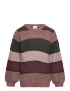 Pullover Ls Knit Minymo Patterned