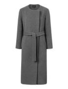 Amilia Coat Modern Wool Naja Lauf Grey
