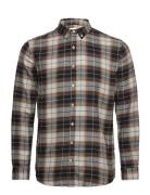 Johan Flannel Check 26 Shirt Kronstadt Black