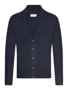 Ecovero Shawl Collar Cardigan Lindbergh Navy