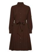 Fit-And-Flare Shirtdress Lauren Ralph Lauren Brown