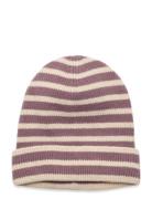 Bergen Striped Beanie Mp Denmark Purple