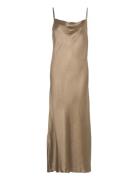 Slfsilva Ankle Strap Dress B Selected Femme Gold