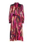 Yasfigana Ls Long Shirt Dress S. YAS Pink