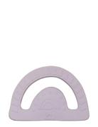 Natural Rubber Teether - Rainbow - Lilac Fabelab Purple