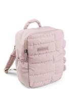 Quilted Kids Backpack Croco Powder D By Deer Pink