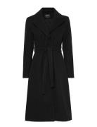 Onlclara Life Long Coat Cs Otw ONLY Black