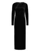 Objbianca L/S Long Dress 130 Object Black