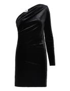 Objbianca Shoulder Short Dress 130 Object Black