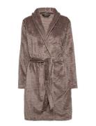 Decoy Short Robe W/Stripes Decoy Brown