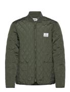 Quilted Zip Jacket Resteröds Green