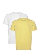 2 Pack Monologo T-Shirt Calvin Klein Jeans Yellow