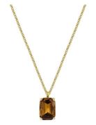 Aspen Necklace Brown/Gold Bud To Rose Brown