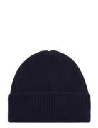 Short Rib Fold Cap Davida Cashmere Navy