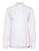 Shirt With Frilly Trim Mango White