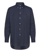 Over Fit Cotton Twill Shirt Polo Ralph Lauren Navy