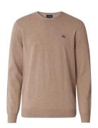 Bradley Cotton Crew Sweater Lexington Clothing Brown