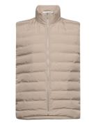 Slhbarry Quilted Gilet Noos Selected Homme Cream