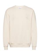 Script Sweatshirt Les Deux Cream