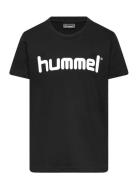 Hmlgo Kids Cotton Logo T-Shirt S/S Hummel Black