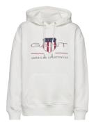 Rel Archive Shield Hoodie GANT White