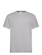Micro Logo Interlock T-Shirt Calvin Klein Silver