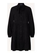 Rosalie Jacquard Dress Lexington Clothing Black