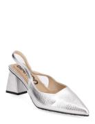 Biamaralyn Slingback Metallic Bianco Silver