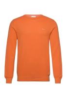 Cotton Pique C-Neck GANT Orange