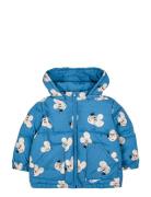 Mouse All Over Hooded Anorak Bobo Choses Blue