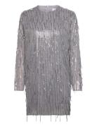 Madelin Sequin Dress Hosbjerg Silver