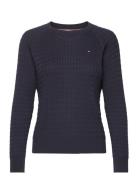 Co Cable C-Nk Sweater Tommy Hilfiger Navy
