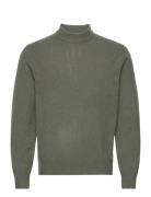 Wool-Blend Sweater With Perkins Collar Mango Khaki