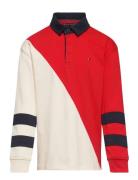 Colorblock Rugby Polo L/S Tommy Hilfiger Patterned