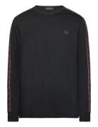 L/S Laured Taped Tee Fred Perry Black