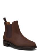 Bryson Waxed Suede Chelsea Boot Polo Ralph Lauren Brown
