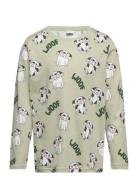 Top Ls Aop Dog Lindex Green