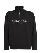 Hero Logo Comfort Quarter Zip Calvin Klein Black